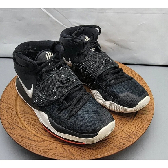 Nike Kyrie 6 Jet Black Sneaker Basketball 2019 Size 7 Men #BQ4630-001 - Picture 5 of 14